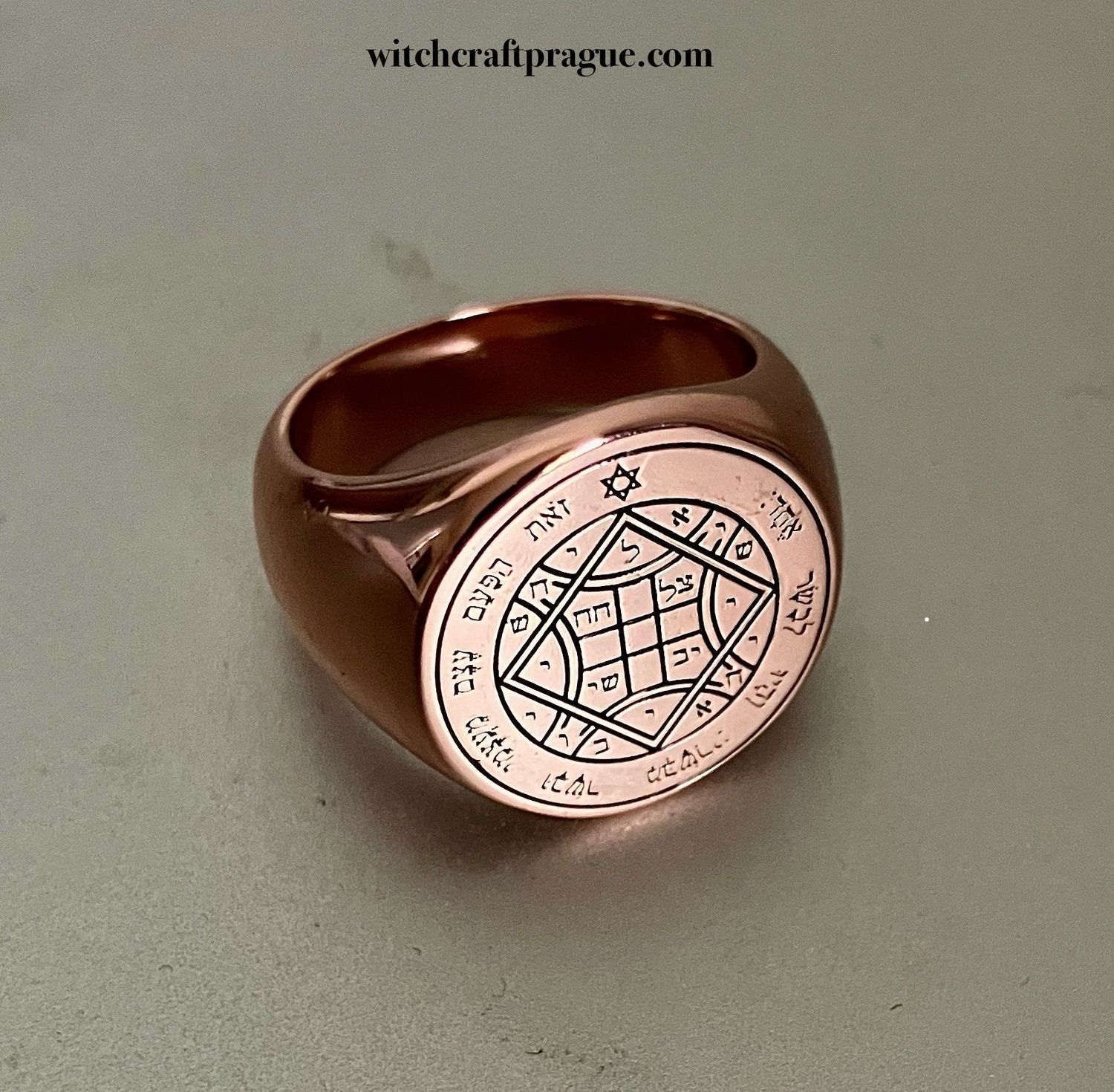 Fourth Pentacle of Venus copper ring
