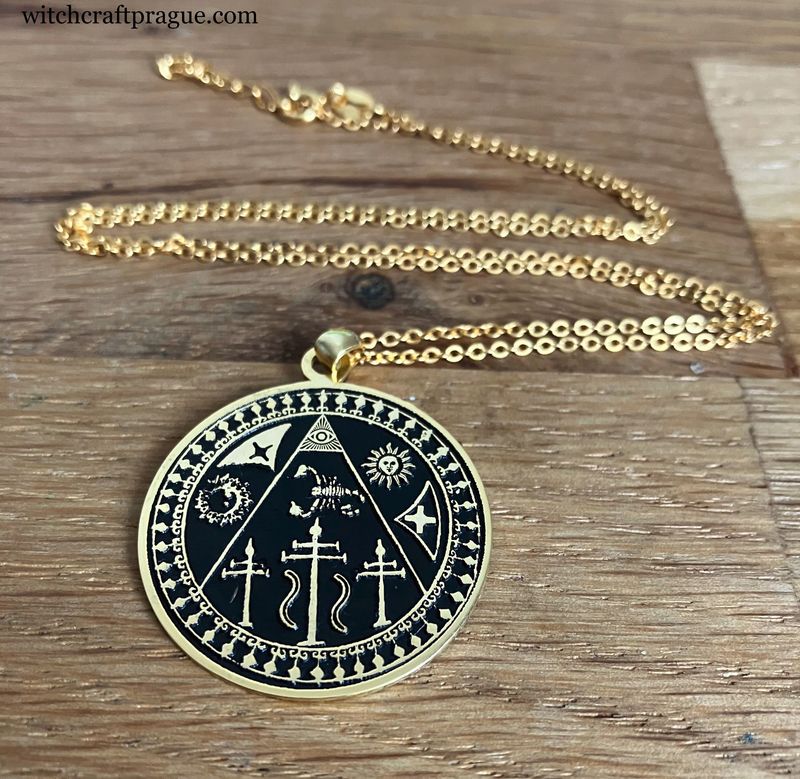 Custom Alchemy seal necklace amulet witchcraft talisman