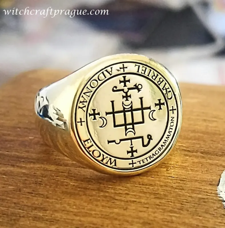 Archangel Gabriel sigil ring witchcraft amulet