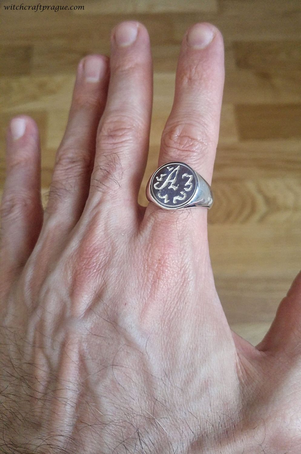 Witchcraft amulet ring for winning the lottery, Material: 925 Silver