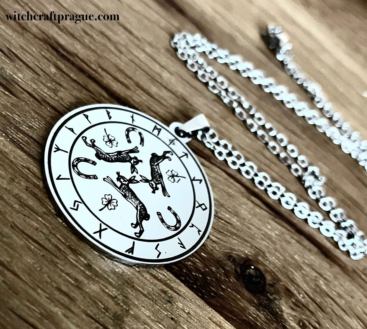 Lucky Charm Necklace, Fortune and Positive Energy amulet
