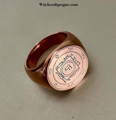 Fifth Pentacle of Venus copper ring