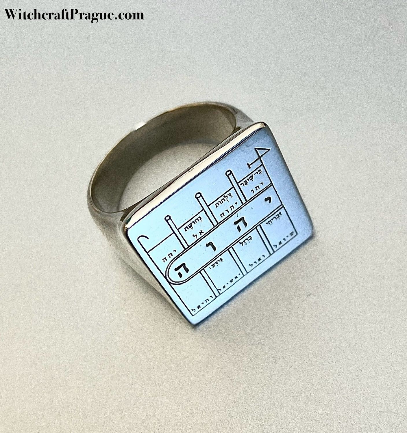 First Pentacle of the Moon seal of Solomon ring