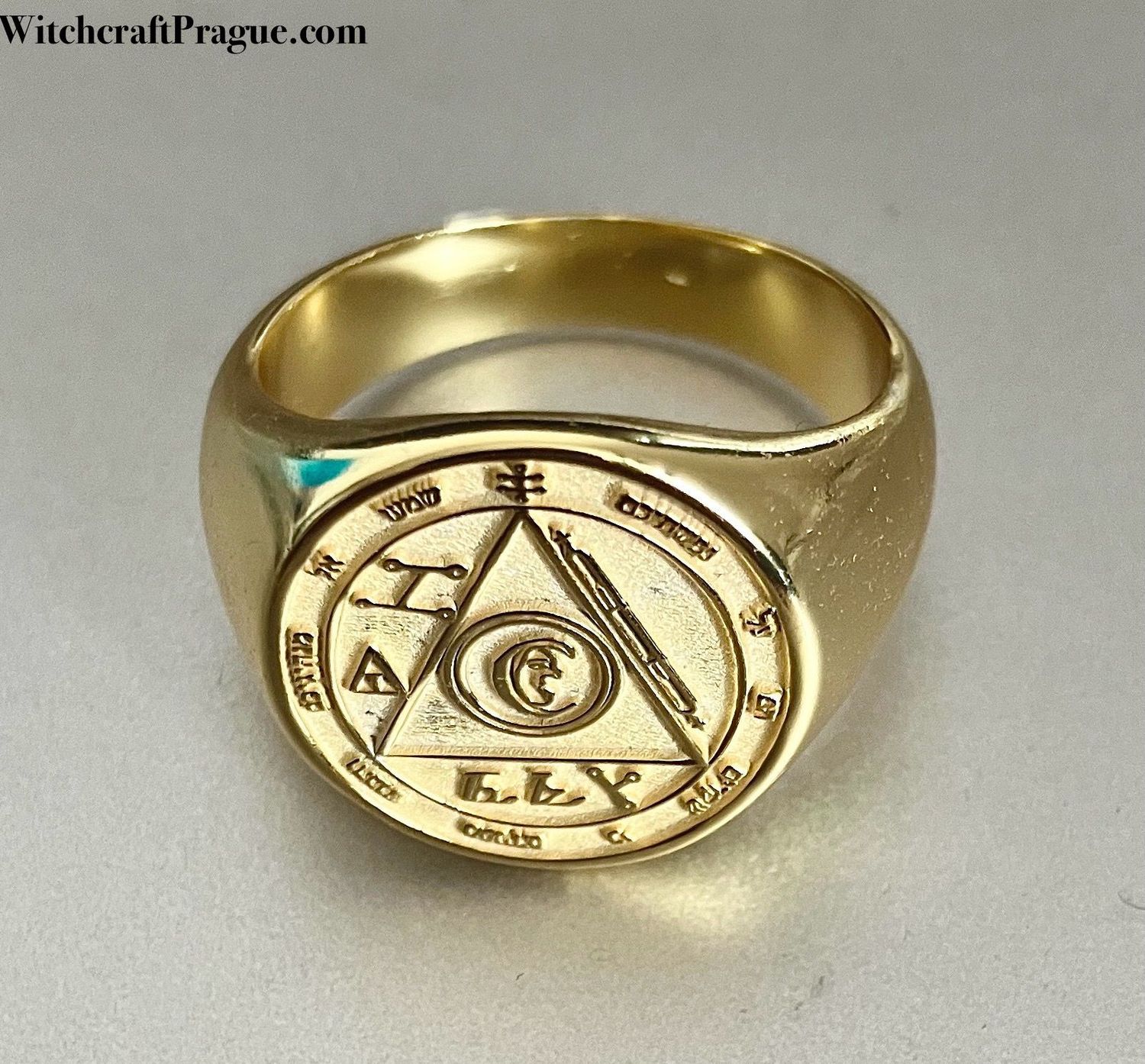 Moon Talisman for Protection and Success ring