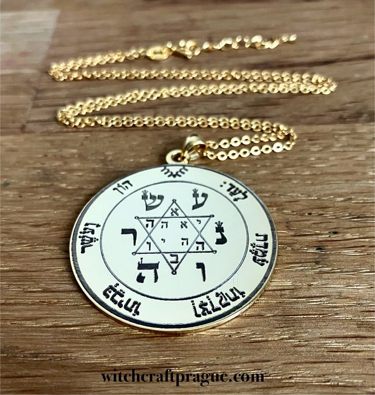 Second Pentacle of Jupiter Necklace Wealth Talisman
