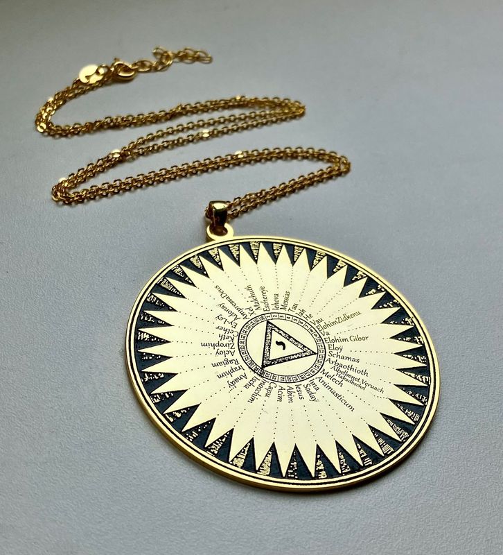 Shemhamforash necklace 72 names of God Talisman