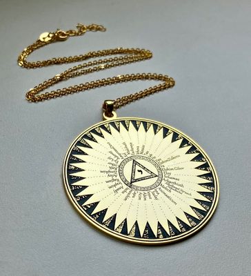 Shemhamforash necklace 72 names of God Talisman