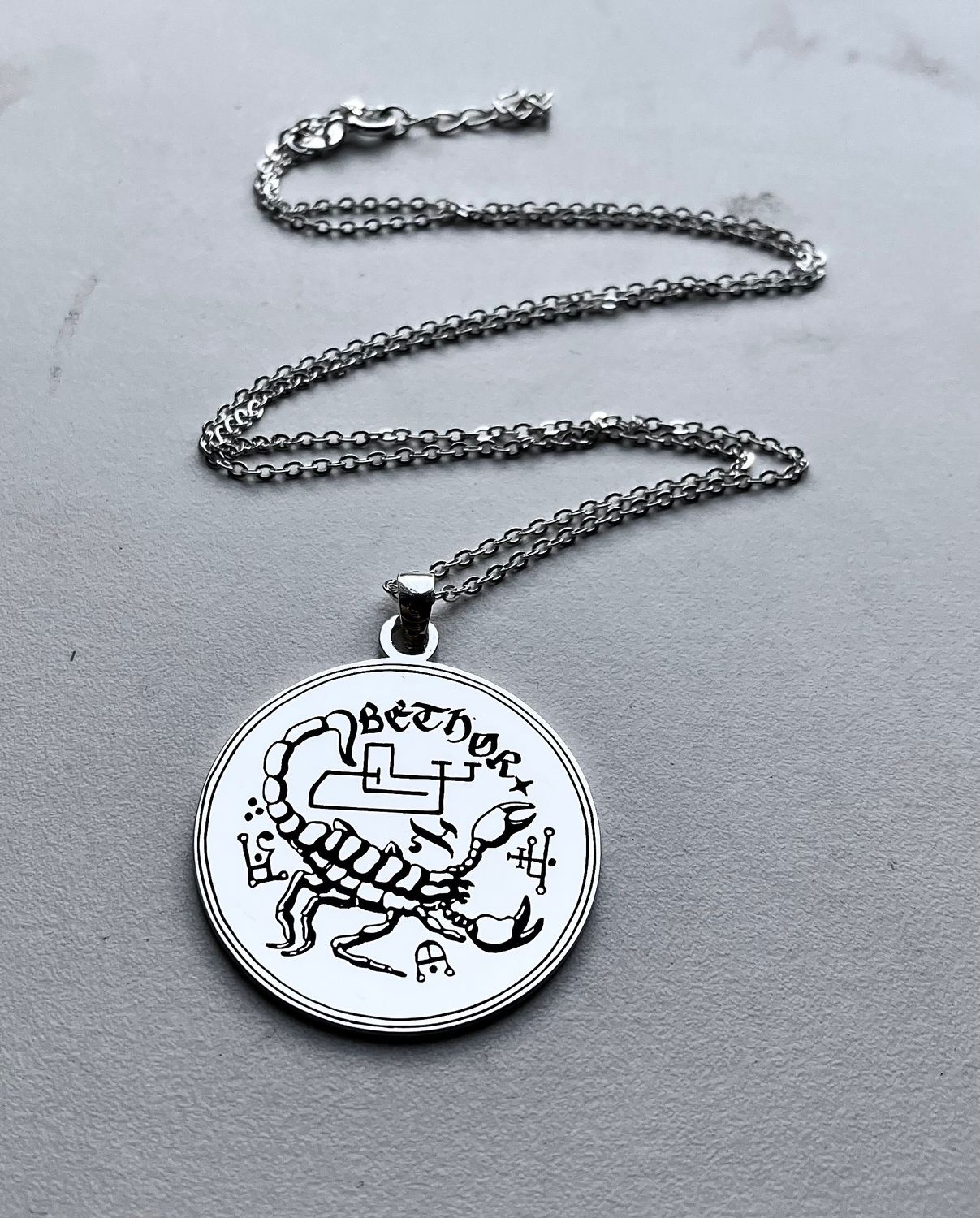 Witchcraft olympic spirit Bethor necklace amulet