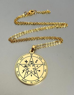 Second Pentacle of Venus necklace seal of Solomon