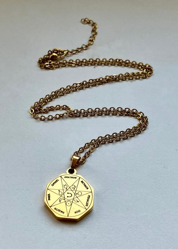 Witchcraft Alchemy Olympic spirits necklace amulet
