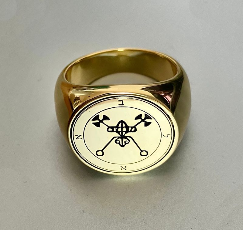 witchcraft Goetia Bael sigil ring amulet