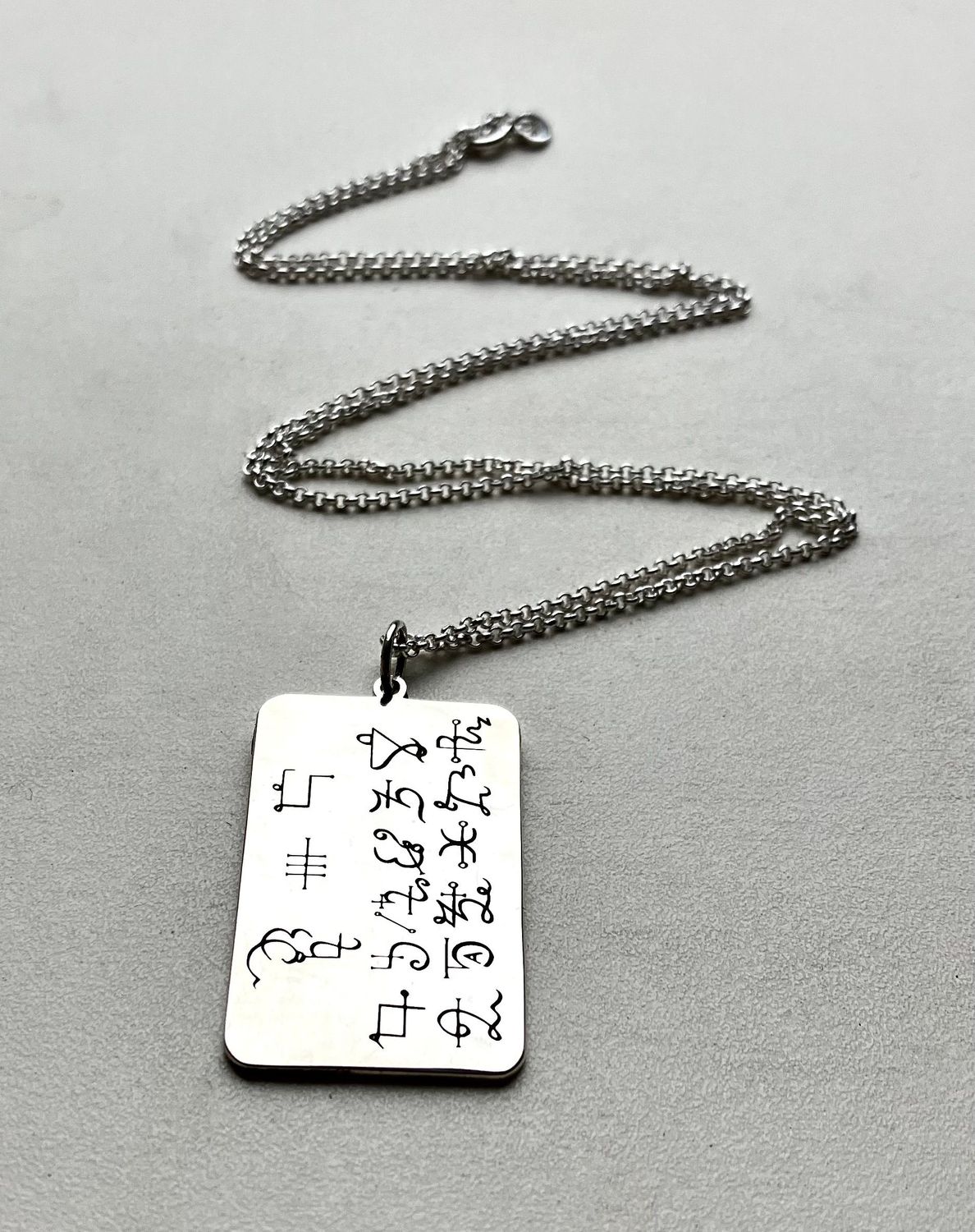 Witchcraft Amulet for visions and fortune telling, Material: 925 Silver