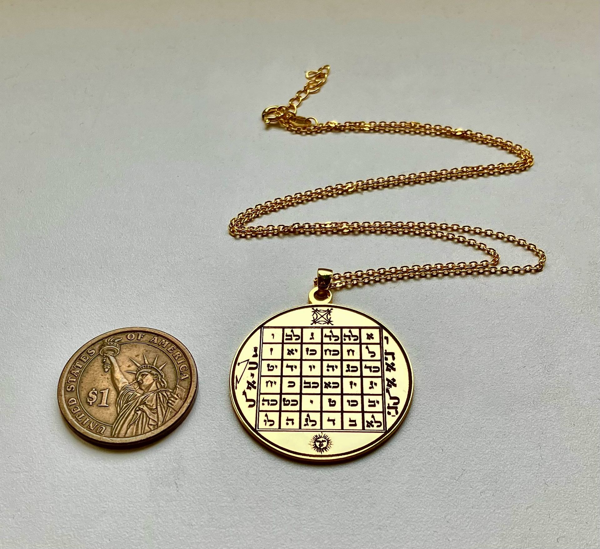 Sun talisman necklace Fortune and success