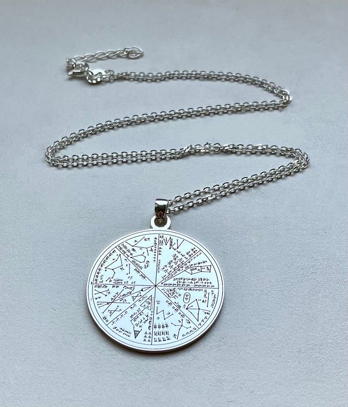 The Sumerian star map necklace planetary witchcraft amulet