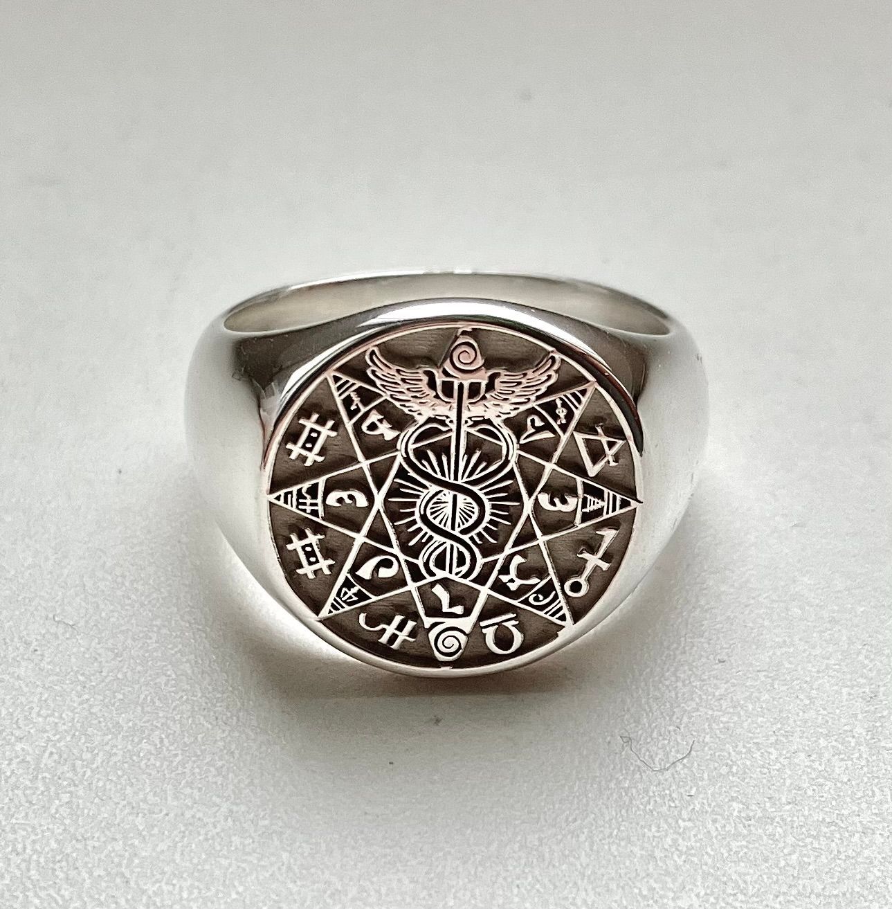 Customised amulet ring
