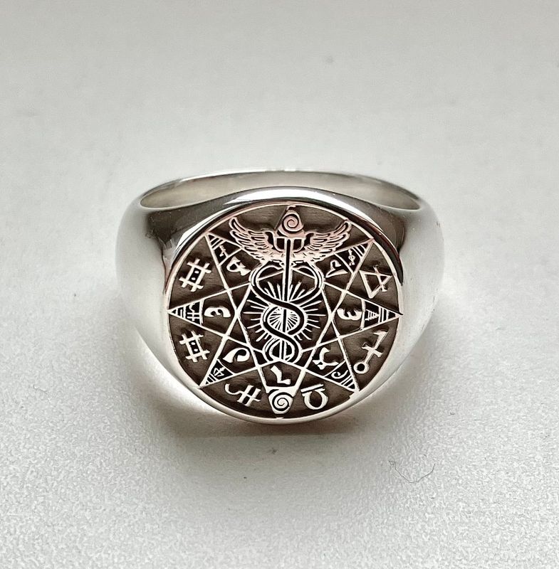Customised amulet ring