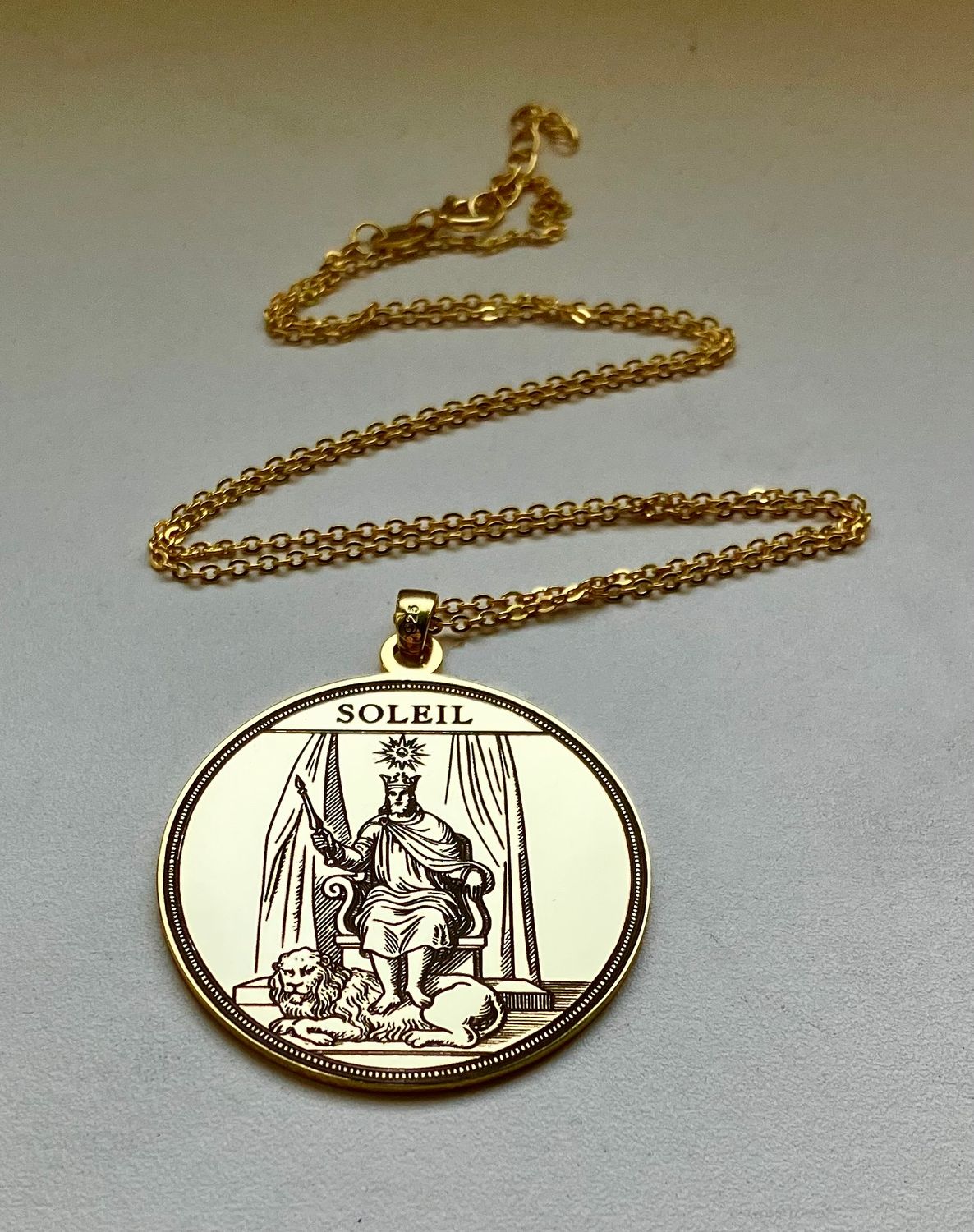 Sun talisman necklace Fortune and success