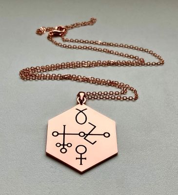 Seal of Venus necklace Enochian talisman
