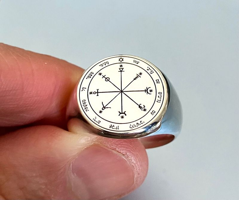 Amulet for wealth and abundance seal of Solomon