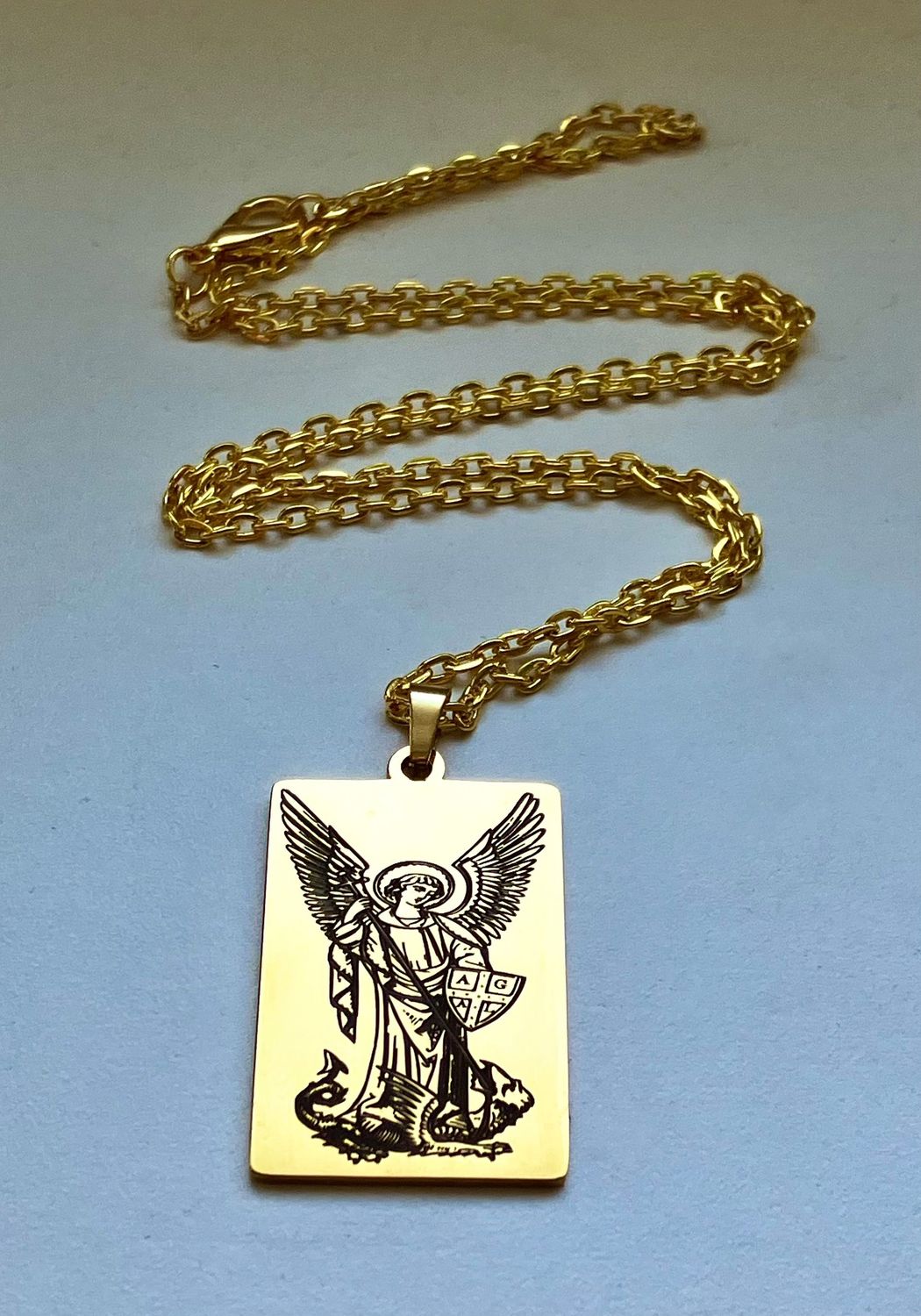 Archangel Michael protection amulet necklace