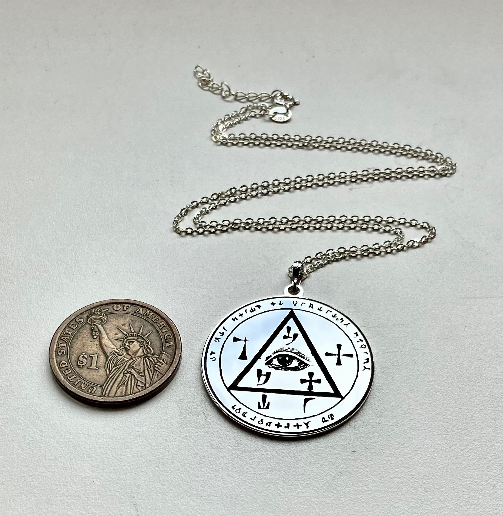 Evil eye protection necklace amulet