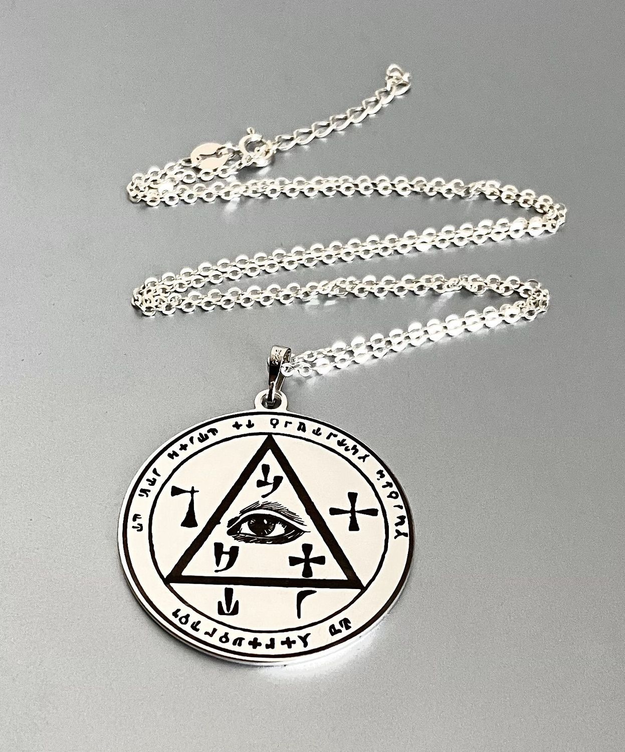 Evil eye protection necklace amulet