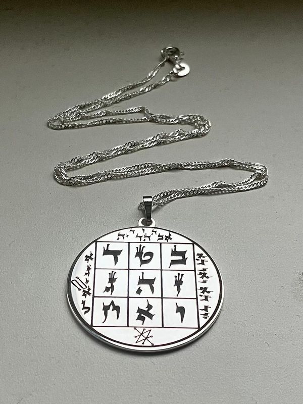 Saturn planetary talisman necklace