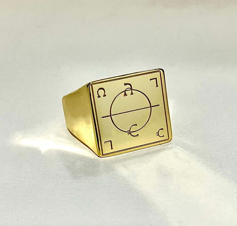 John Dee Enochian PELE ring