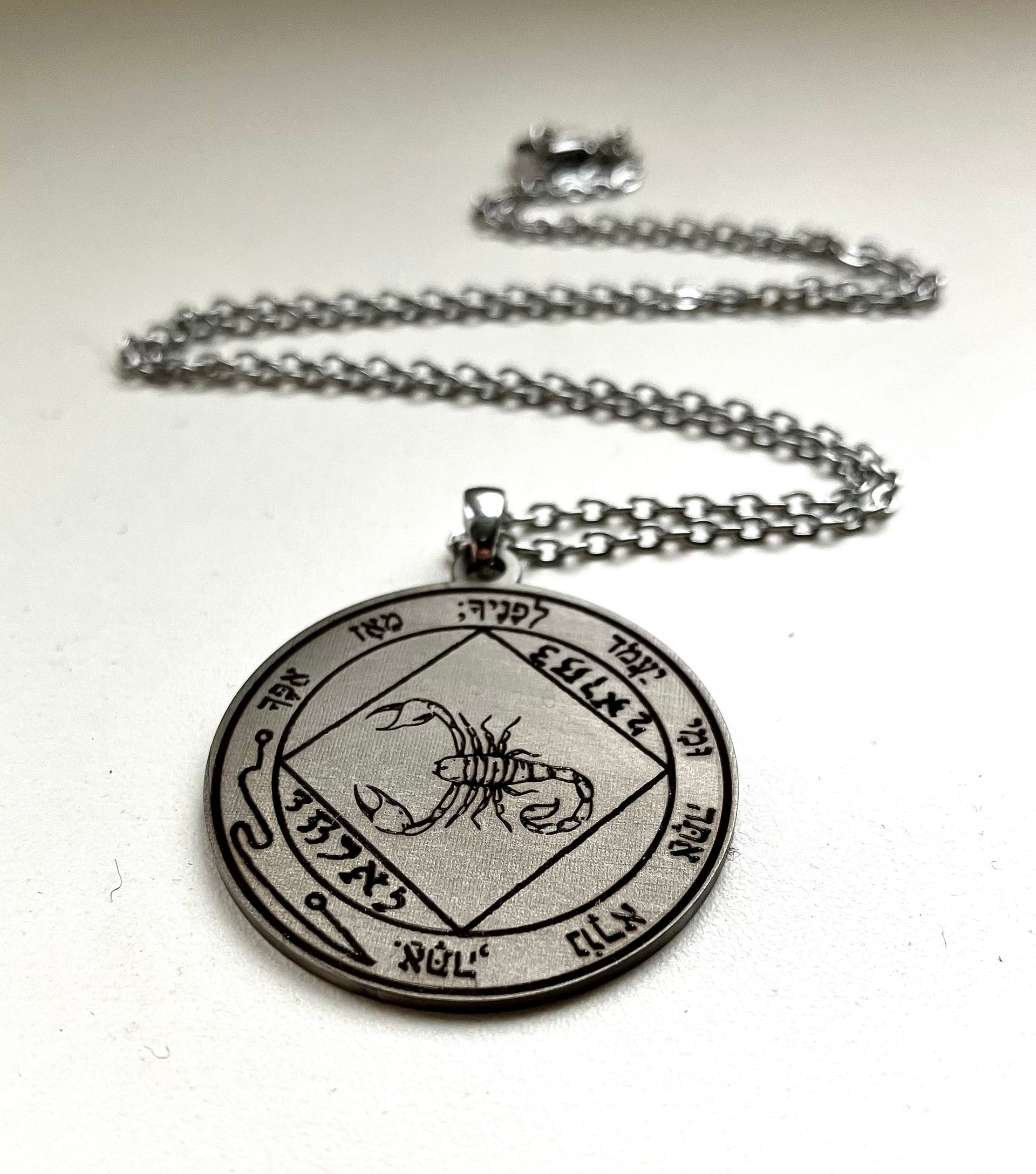 Mars courage and strength amulet necklace