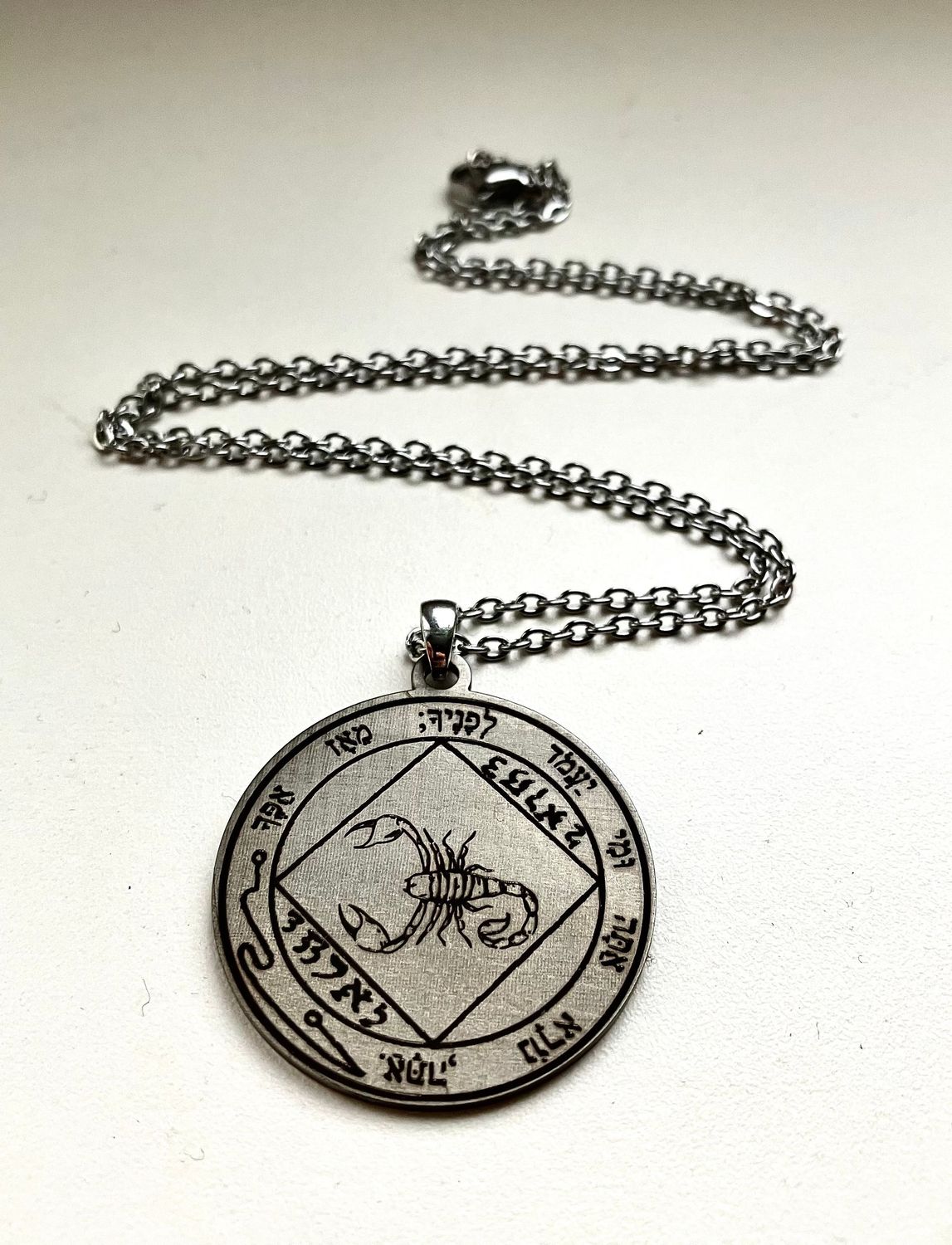 Mars courage and strength amulet necklace