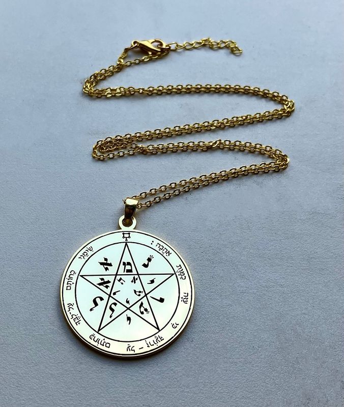 Second Pentacle of Venus necklace seal of Solomon Second Pentacle of Venus necklace seal of Solomon