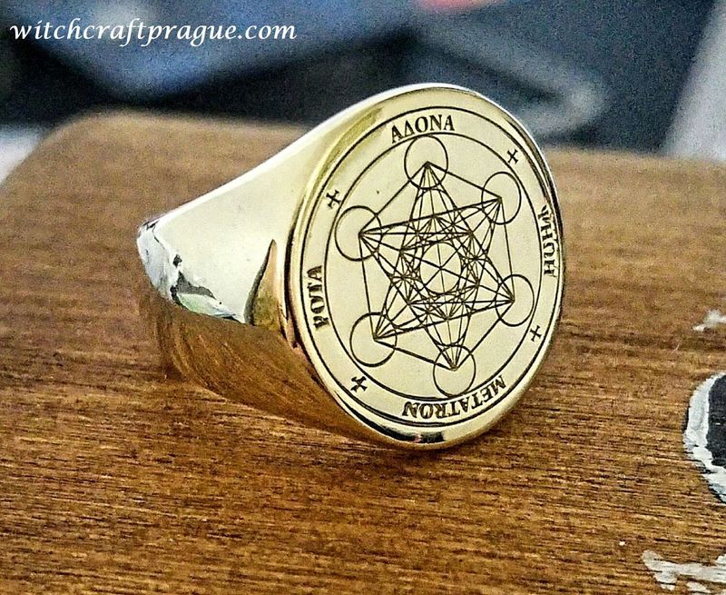 Archangel Metatron sigil ring witchcraft amulet alchemy talisman