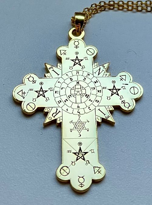 The Golden dawn Rose cross