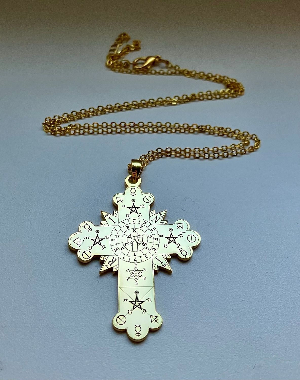 The Golden dawn Rose cross