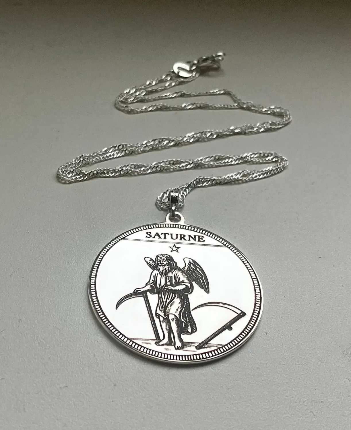 Custom talisman necklace, Material: 925 Silver