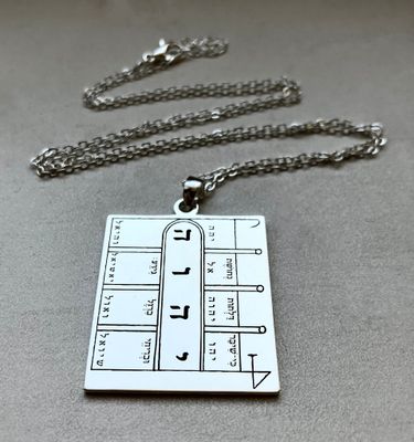 First Pentacle of the moon seal of Solomon
