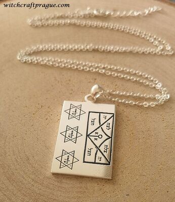 Angel Raziel success amulet necklace
