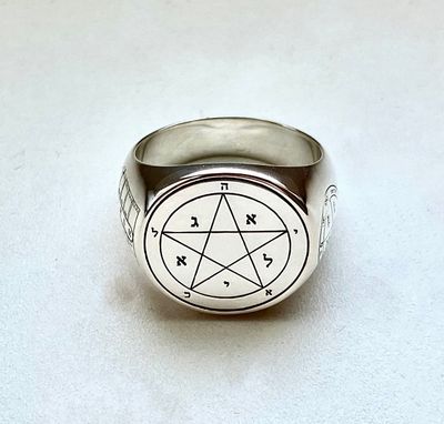 First Pentacle of Mercury ring seal of Solomon First Pentacle of Mercury ring seal of Solomon