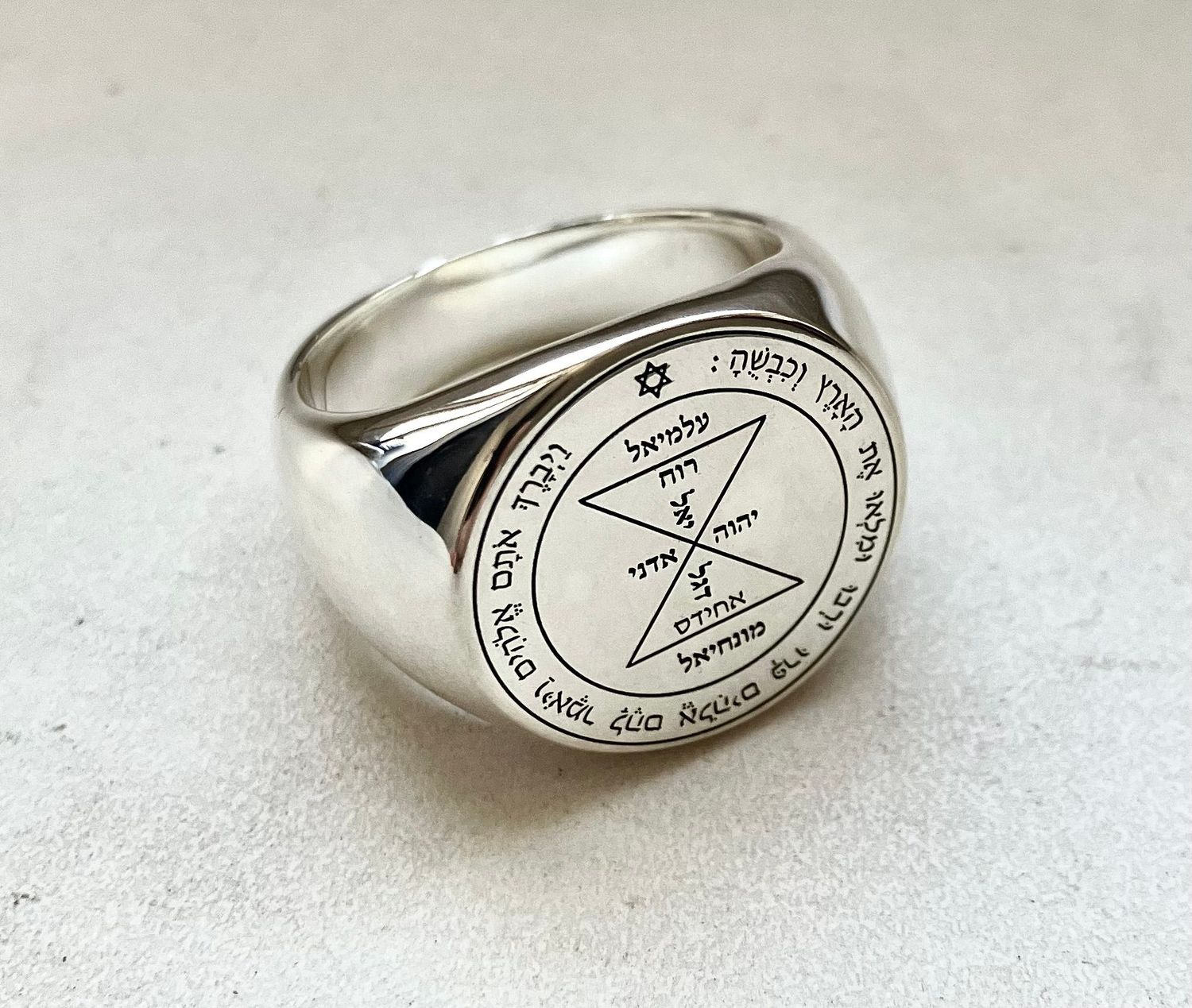 Third Pentacle of Venus ring Seal of Solomon Third Pentacle of Venus ring Seal of Solomon