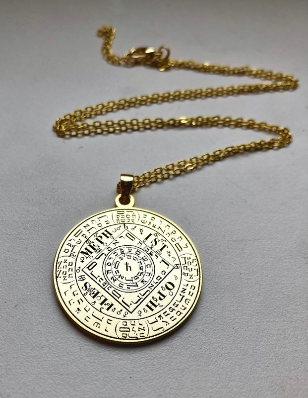 Mephistopheles seal necklace amulet