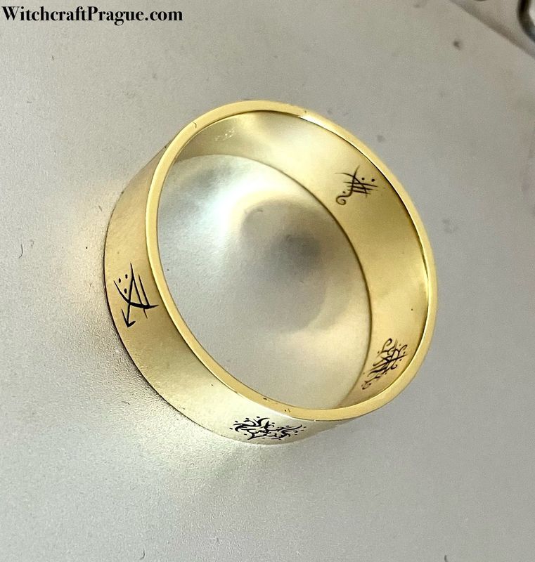 Witchcraft custom seal ring amulet Witchcraft custom seal ring amulet