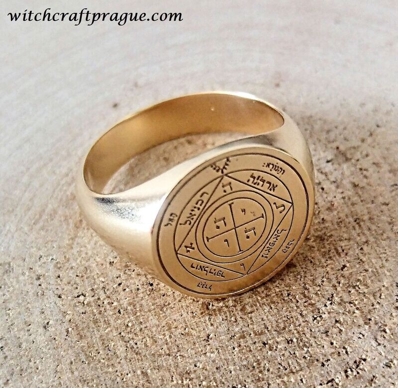 Fifth Pentacle of Saturn ring seal of Solomon amulet Fifth Pentacle of Saturn ring seal of Solomon amulet