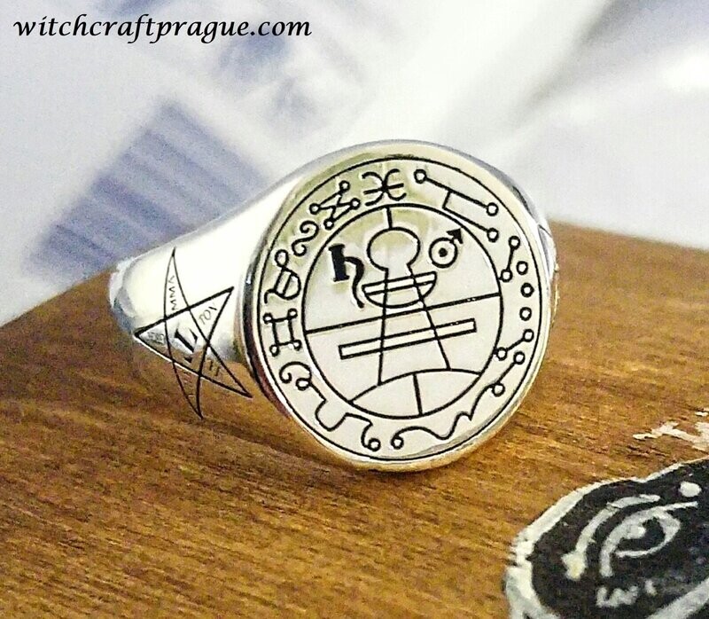 Secret seal of Solomon ring Goetia amulet for protection Secret seal of Solomon ring Goetia amulet for protection