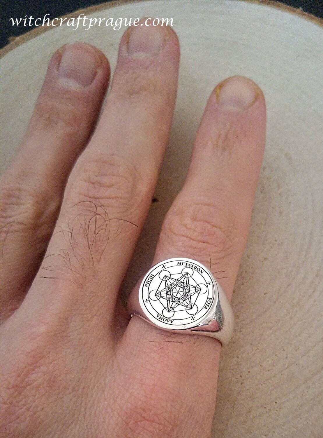 Archangel Metatron sigil ring witchcraft amulet alchemy talisman Archangel Metatron sigil ring witchcraft amulet alchemy talisman, Material: 925 Silver