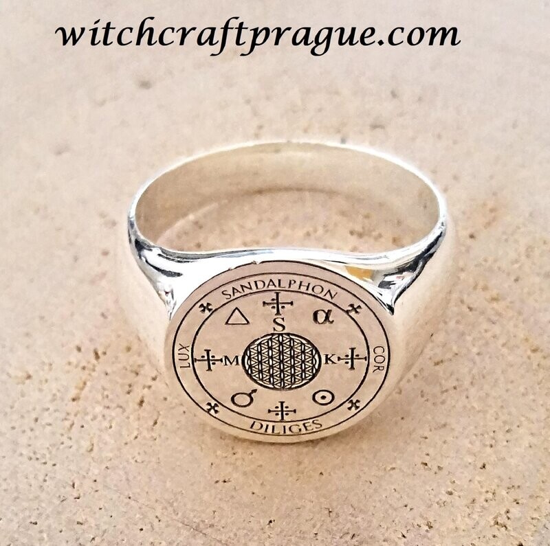 Archangel Sandalphon sigil ring Archangel Sandalphon sigil ring