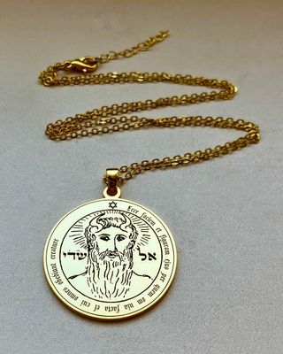 First Pentacle of the sun key of Solomon necklace First Pentacle of the sun key of Solomon necklace