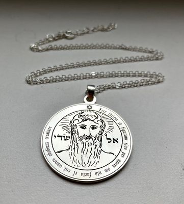 First Pentacle of the sun key of Solomon necklace