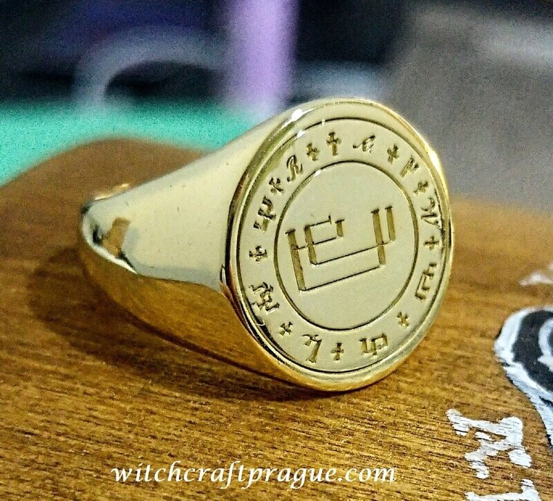 Witchcraft Olympic spirit ring amulet Bethor seal Witchcraft Olympic spirit ring amulet Bethor seal