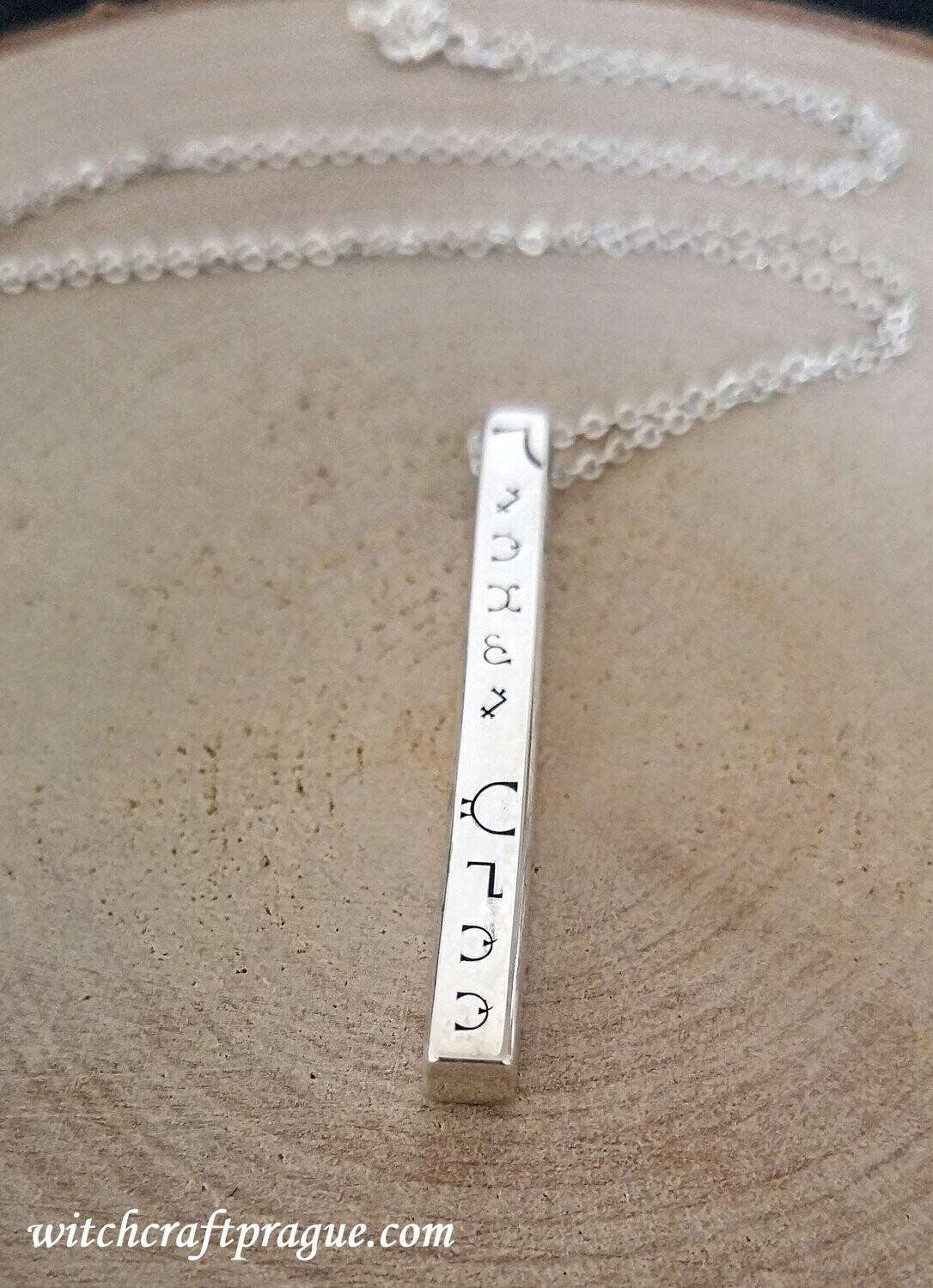 Alchemy necklace your name in the Angels language Enochian witchcraft Alchemy necklace your name in the Angels language Enochian witchcraft