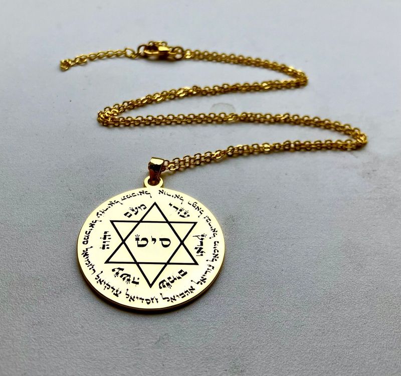 Witchcraft archangel spell necklace amulet name of God Witchcraft archangel spell necklace amulet name of God
